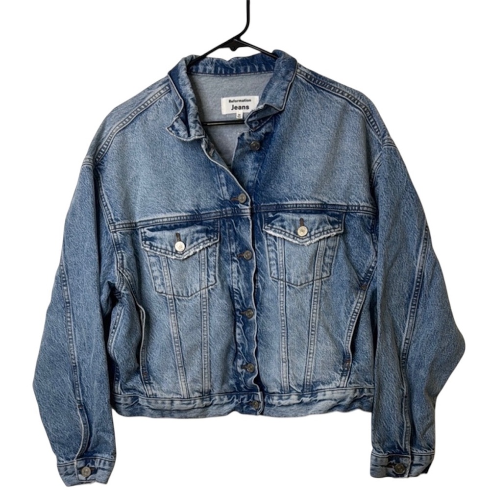 Reformation Classic Blue Jean Jacket
